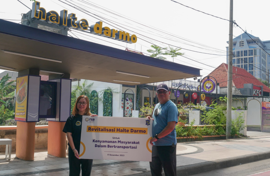 Wajah Baru Halte Bus Darmo Surabaya, Hasil Program Revitalisasi F&B ID