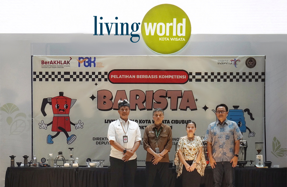 Living World Kota Wisata Cibubur dan Kemenparekraf Gelar Pelatihan Barista