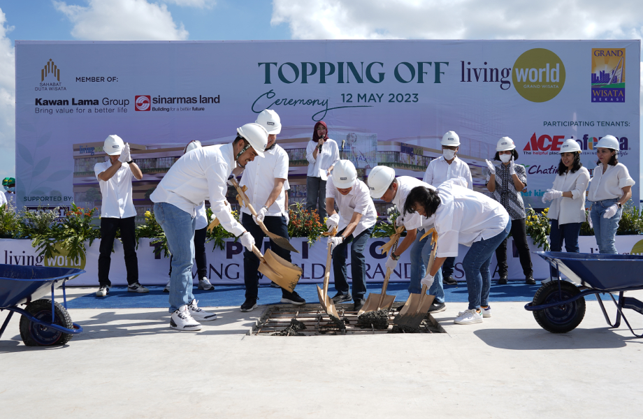 Living World Grand Wisata Masuki Tahap Topping Off dan Ditargetkan Mulai Beroperasi Awal 2024